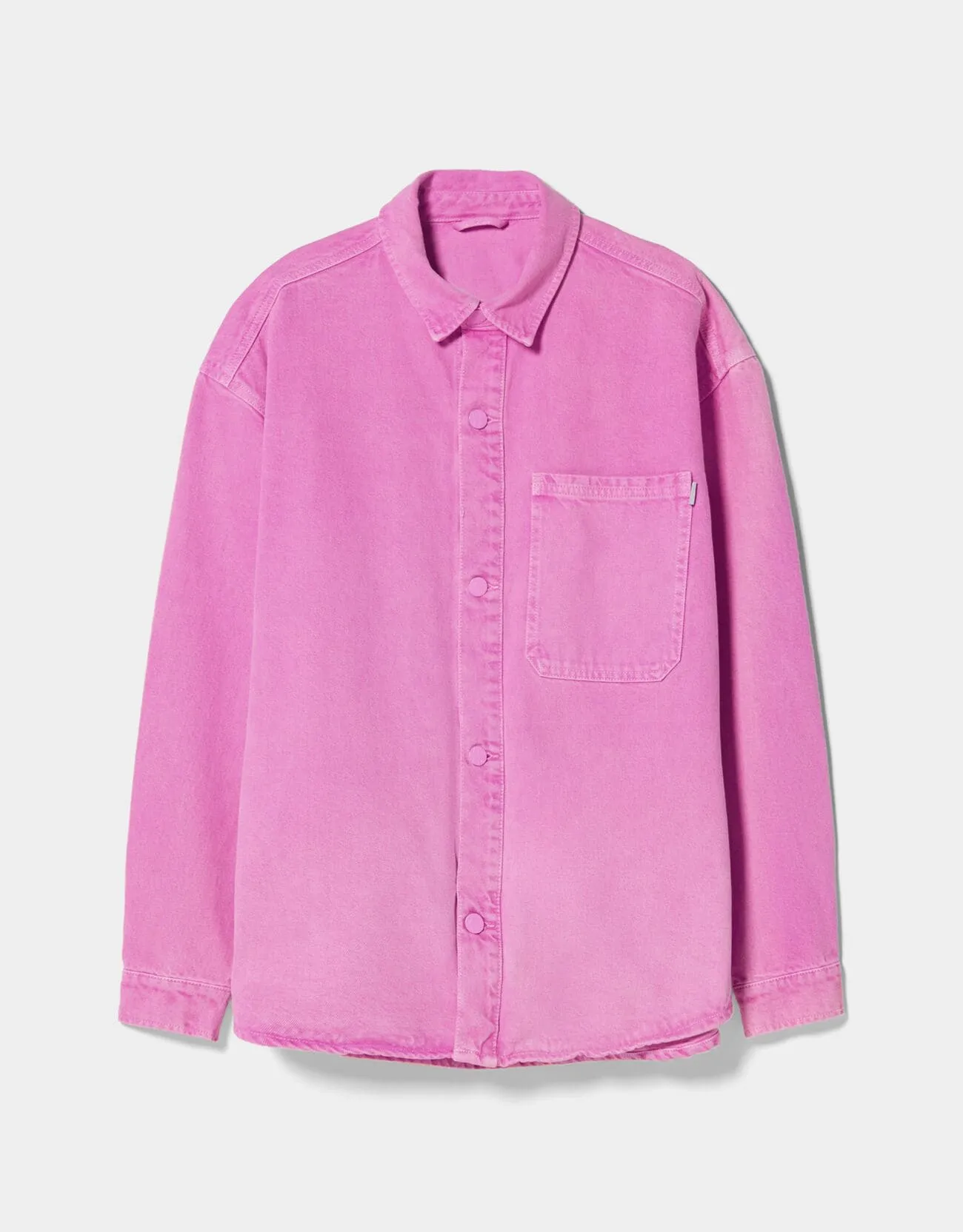 Farbige Hemdjacke aus Denim